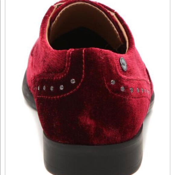 ? ? New Men’s Velvet Oxford Size 9.5 Bordeaux Color main image 4